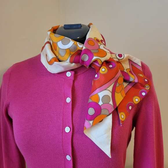 BR silk blend button cardigan many quality details BANANA REPUBLIC sweater pink - Picture 7 of 15